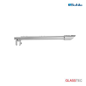 Teleskop Stabilisationsstangen-Set Round 19, Glas-Wand 45°